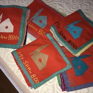 Lot of 5 MY CHURCH shhhhh BOOKS - handmade and vintage